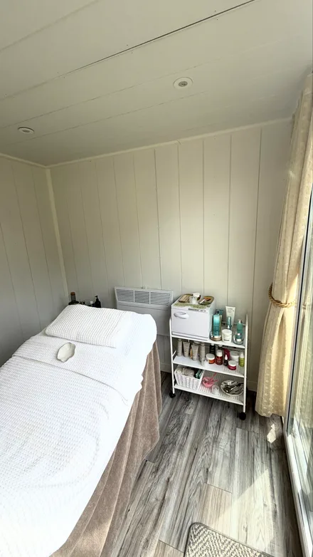 The treatment room from the doorway.